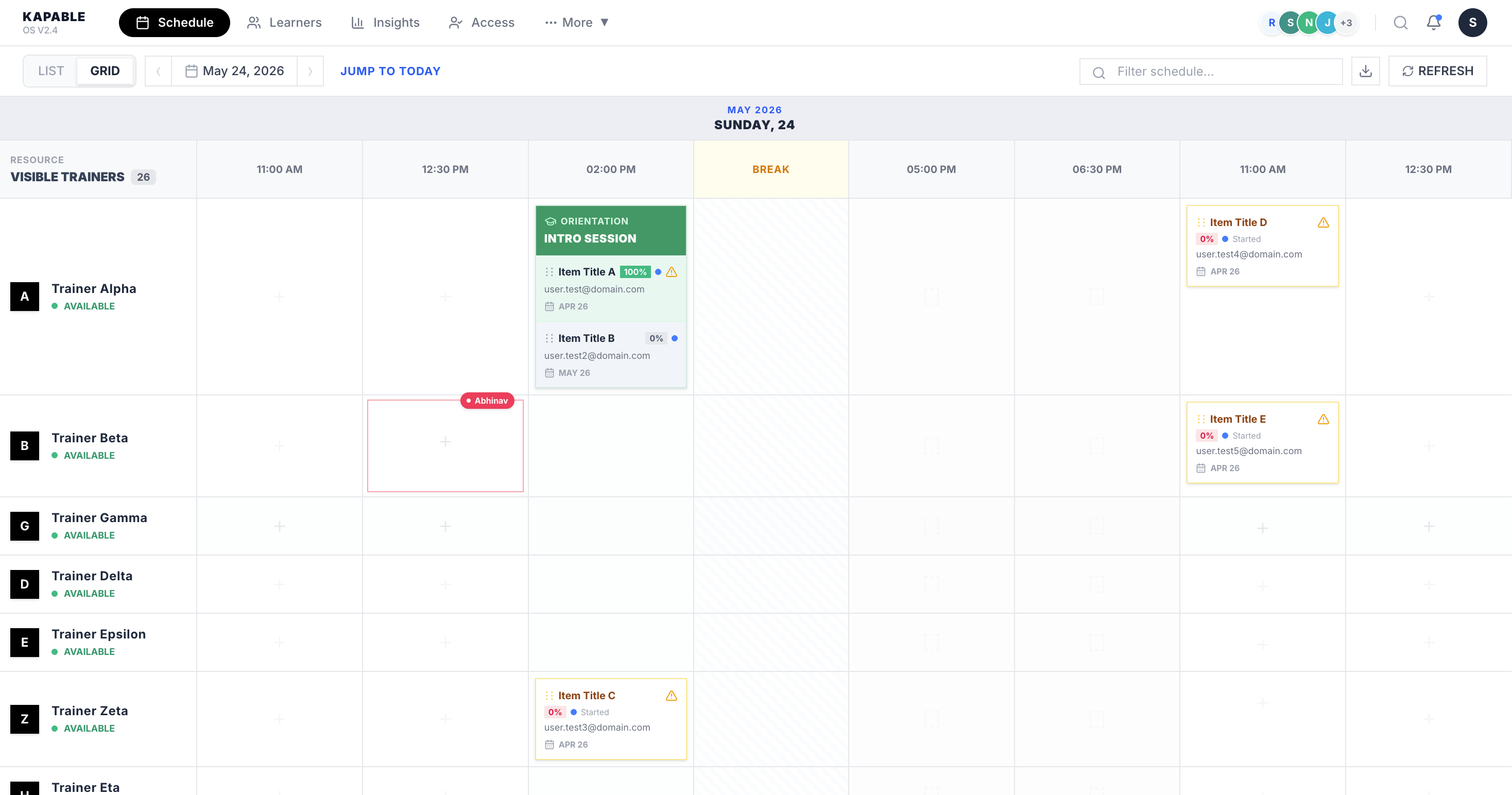 Operations & ERP Scheduling Suite - Screenshot 1